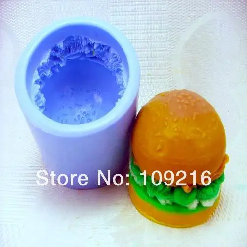 1 шт. гамбургер(H0067) силиконовая форма для мыла ручной работы ремесла Сделай Сам пресс-форм