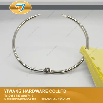 

O ring Nickel plating postcard collection ring notebook ring office binder ring 10pcs/package