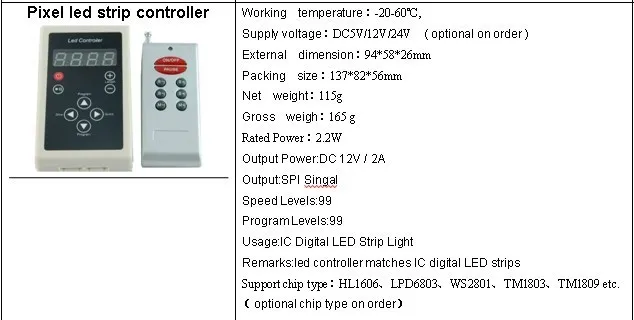 10X WS2811 5050SMD RGB Светодиодные полосы IP67 DC12V 30 светодиодов/m 10 пикс./м + LED пикселей контроллер Экспресс Бесплатная доставка