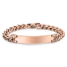 Пара браслетов из нержавеющей стали браслеты для женщин мужчин ювелирные изделия выгравированы браслет с сигналом вызова медицинской помощи браслет для женщин