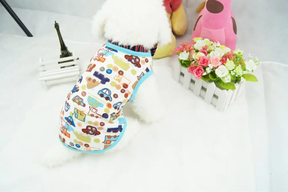 

Lovely Milk Dog Clothes Brushed Vest Pet Supplies Clothing