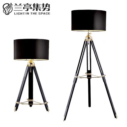 Современная Напольная Лампа американская ретро для домашнего обучения