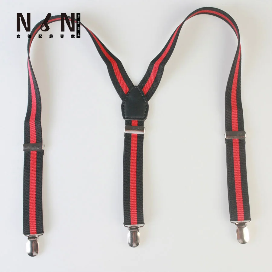 

Han edition stripe elastic fashion red cloth decorates straps woman contracted joker condole belt can be adjusted B023