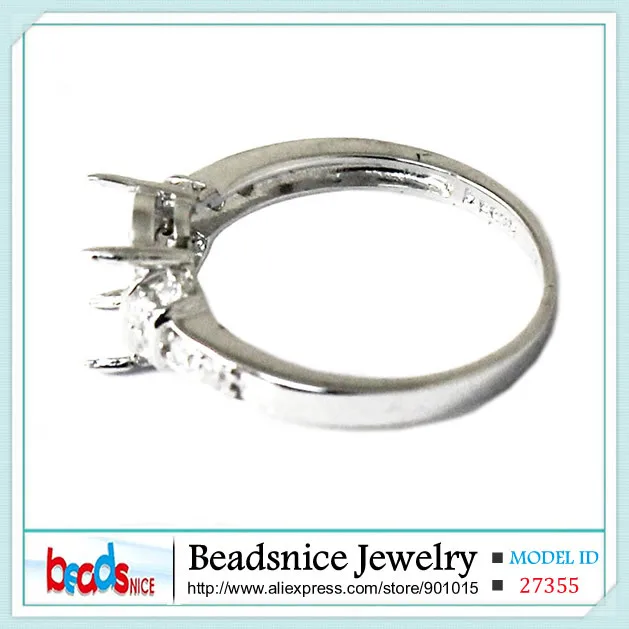 Beadsnice ID27355 горячая Распродажа, стиль, чистое серебро 925 пробы, кольца, настройки без камней, ювелирные изделия, аксессуары, сделай сам, женские кольца