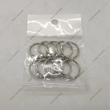 AliExpress продажи хорошо никелированный календарь круг 16 мм 20 мм брелок 10 шт./упак. подвесное кольцо Прямая с фабрики