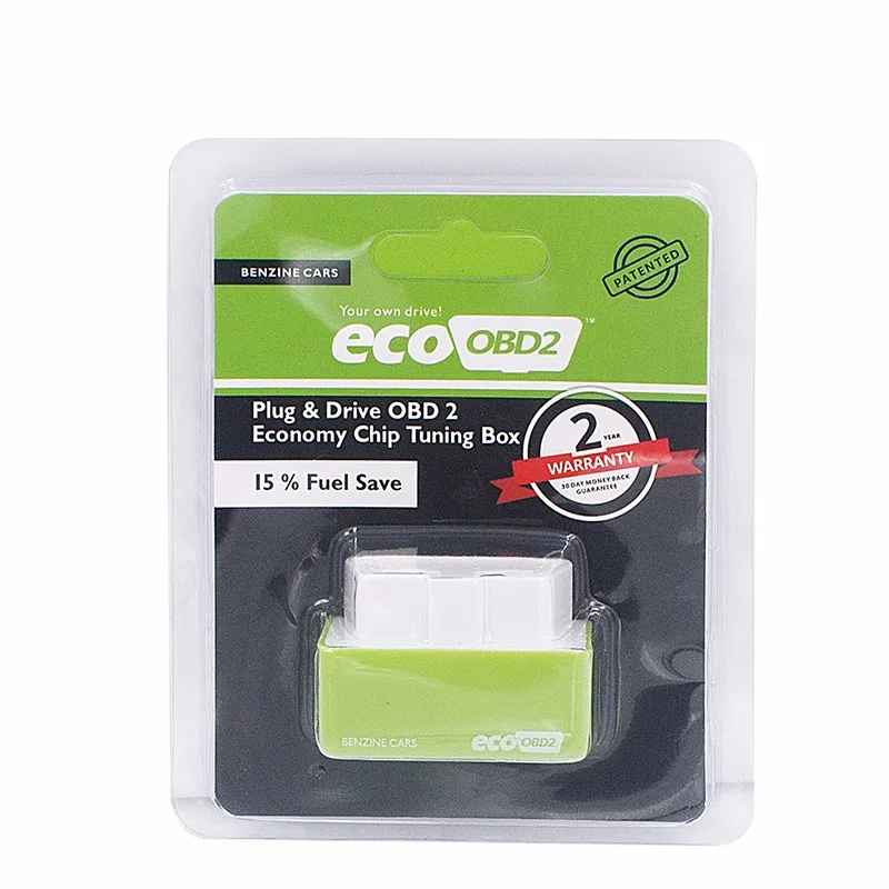 Полный чип 10 шт./лот ECO/Nitro OBD2 ECU чип тюнинговая коробка ECOOBD2 для бензинового дизельного Автомобиля экономия топлива NitroOBD2 больше мощности и крутящего момента