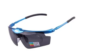 blue frame BANGLONG Бренд Новое поступление мужские и женские поляризованные линзы солнцезащитные очки для велоспорта очки для велосипеда 3 линзы мужские и женские солнцезащитные очки - Цвет: blue frame