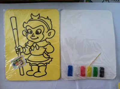 100pcs/lot DIY Color Sand art kits, kids party toys, Many degisns mixed_toyo, children outdoor toys