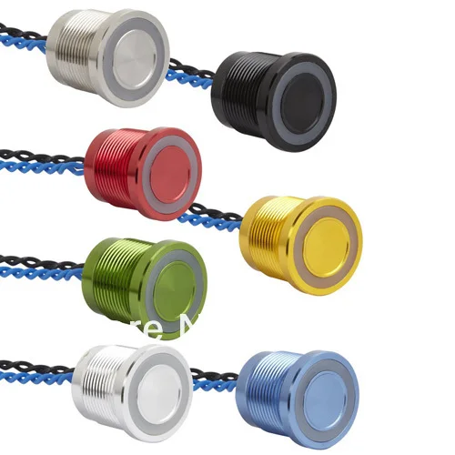 ELEWIND 22 мм круглый с подсветкой переключатель блокировки(PB223PY-11Y/21A/G/12 V