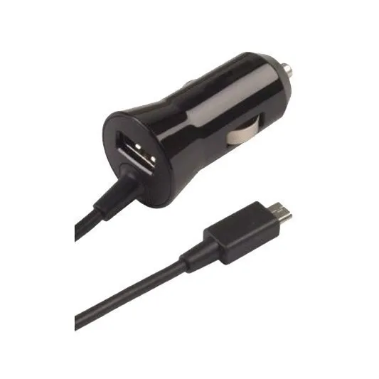 2A Micro USB Автомобильное зарядное устройство с USB портом для samsung Galaxy S7 S6 Edge S5 S4 S3 Note 5 4 3 черный