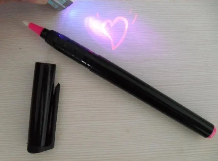 New invisible pen,for security usage -CH6004,write secret message and only read by uv black light
