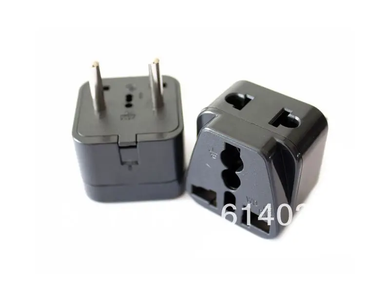 10pcs Lot South Africa Plug Travel Converter Wdi 9a Travel Adaptor Plug Converter In Black Ce Marked U A E South America Russia China