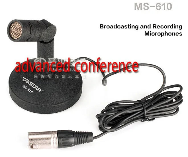 TAKSTAR MS-610 Таблица Аудиосистемы для конференций advanced конференции трансляция Радио и телевизионных программ хост микрофон
