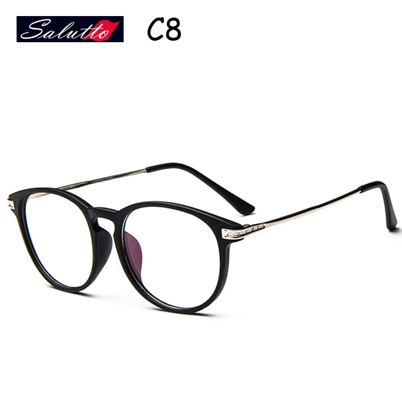 

SALUTTO 2018 Hot Classic Round Retro Eyeglasses Frames For Men And Women Clear Glasses Lunette De Vue Prescription Eyewear