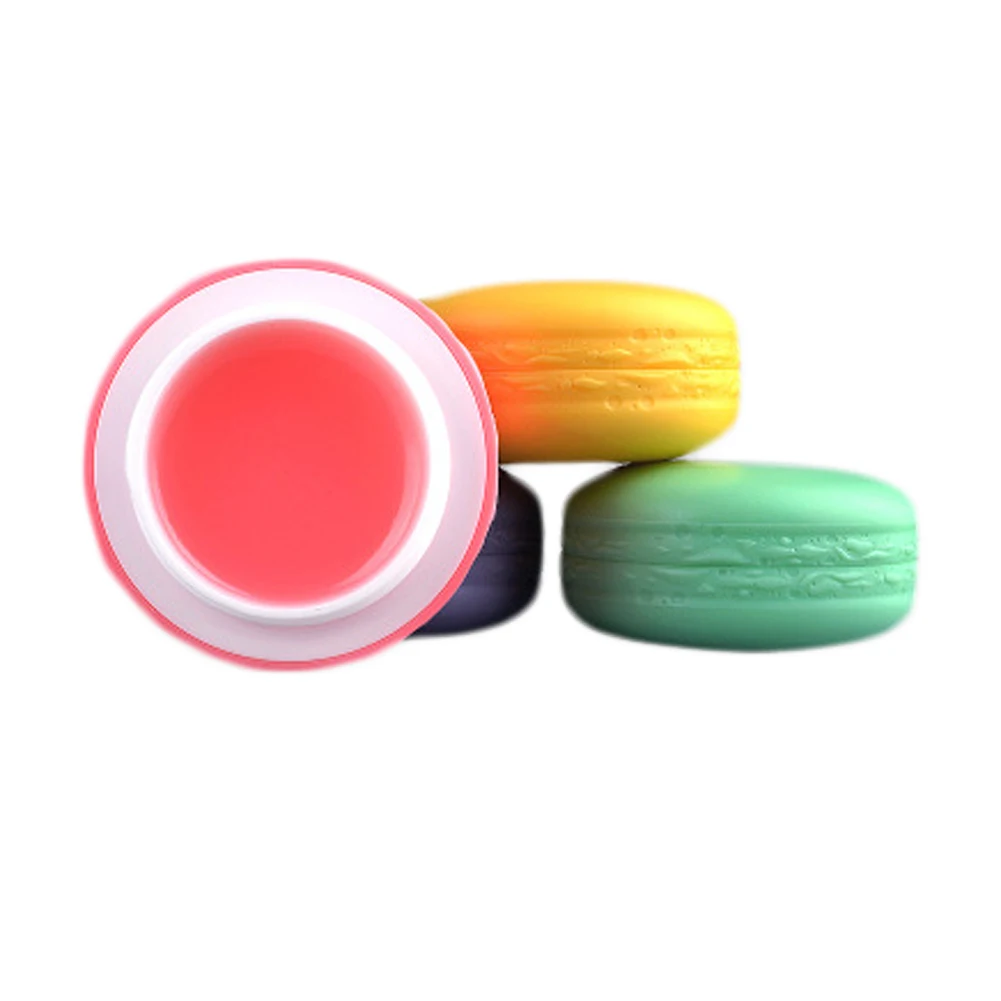 New Makeup Round candy color Moisturizing macaron lip balm Natural