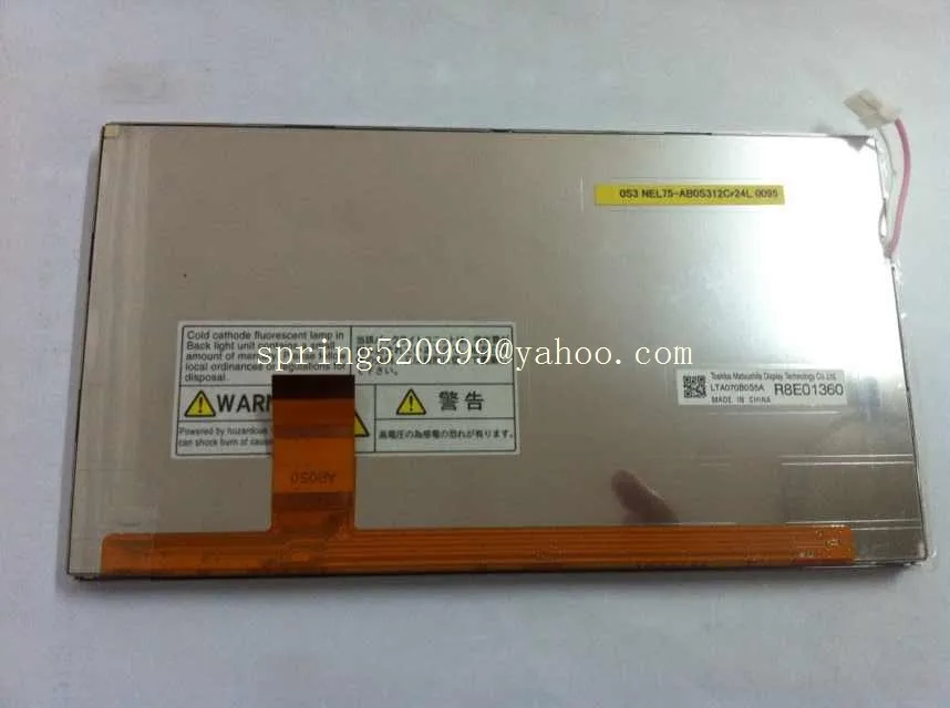" ЖК-дисплей LTA070B0S5A ЖК-экран для автомобиля dvd НАВИГАЦИЯ gps радио модуль системы