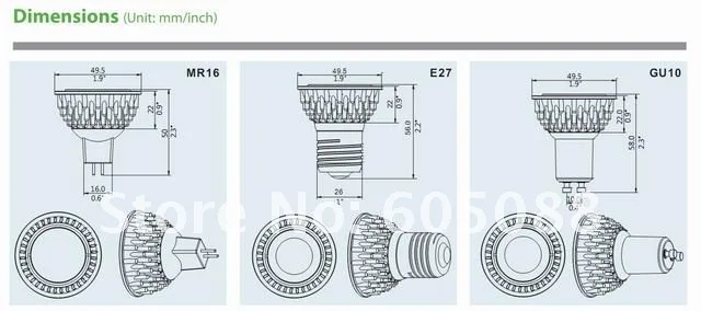 4.5w mr-16 spot led energy saving lamp,12V AC/DC,400/320lm,life>50,000hours,3 years warranty,10pcs/lot promotion!