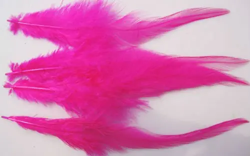 Free Shipping Hot sale Mixed Color 4-6'' 200pcs/lot Schlappen Rooster Hackle Feather