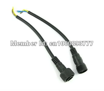 10 комплектов \ много) LED 4PIN Водонепроницаемый соединительный кабель 4x0. 5 кв. мм 40 см