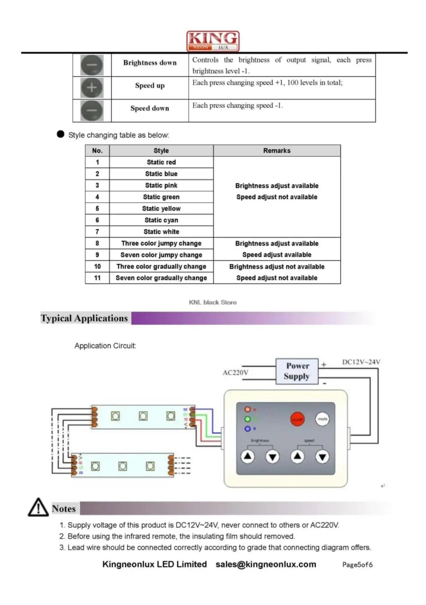 RGB 6key led инфракрасный пульт дистанционного управления, низкое напряжение DC12-24V 4A* 3 канала Светодиодная лента 5050/3528 ИК пульт дистанционного управления