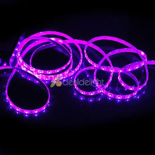 DC12V 5 м/лот 3528 SMD 60LED/м 300 светодиоды эпоксидная смола IP65 Водонепроницаемый гибкие Светодиодные ленты светло-розовый цвет Бесплатная доставка