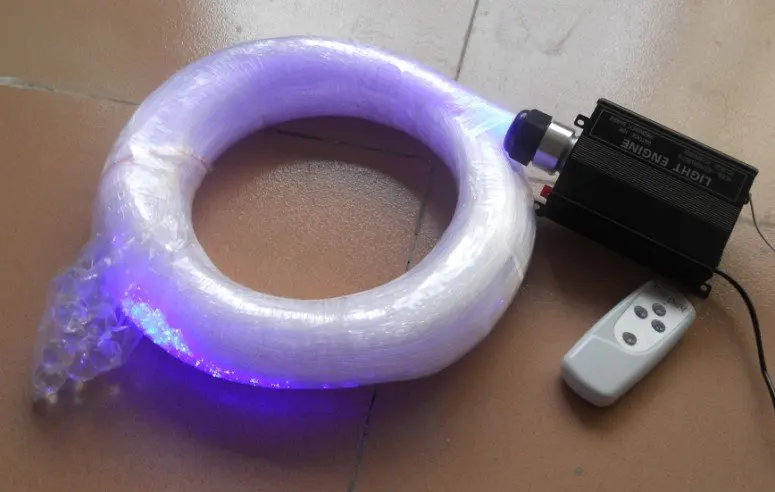 RGB 500 шт 0,75 мм* 5 м комплект оптического волокна с кристаллическим концевым приспособлением
