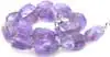 6 мм круглые Высокое качество природного фиолетовый кристалл 3 пряди 18-20 "necklace-nec5748