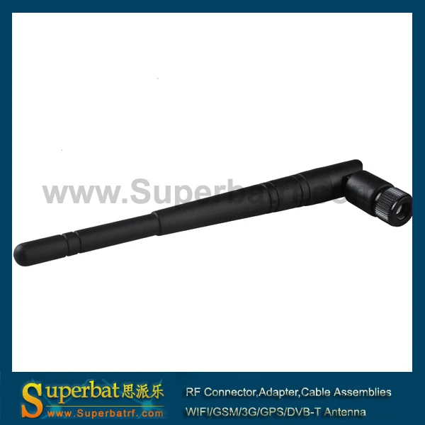 Superbat RP-SMA мужской 2,4 ГГц 5dBi наклона и поворота Omni Беспроводной WI-FI антенна бустер резиновая антенна для маршрутизатора D- linkR LinksysR