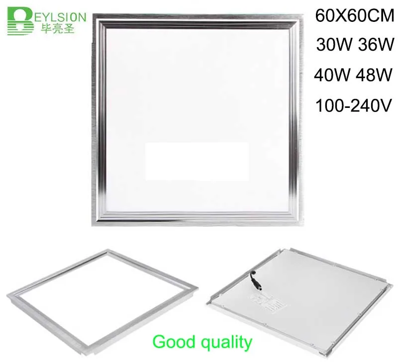 

5X 30W 36W 40W 48W 600X600MM LED PANEL LIGHTS LAMPS LIGHTINGS AC85-265V Ultra thin LED downlight,indoor lighting,free shipping