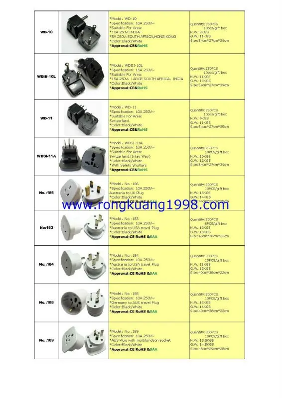 Single Plug Travel Adapter__2