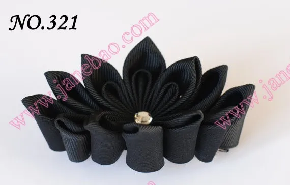Новые 280 шт. " два слоя Kanzashi цветок заколки моды девушка Bow заколки