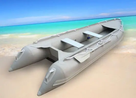 Light Gray GTK370 Goethe маленькая лодка надувная лодка каяк надувная лодка из ПВХ - Цвет: Light Gray