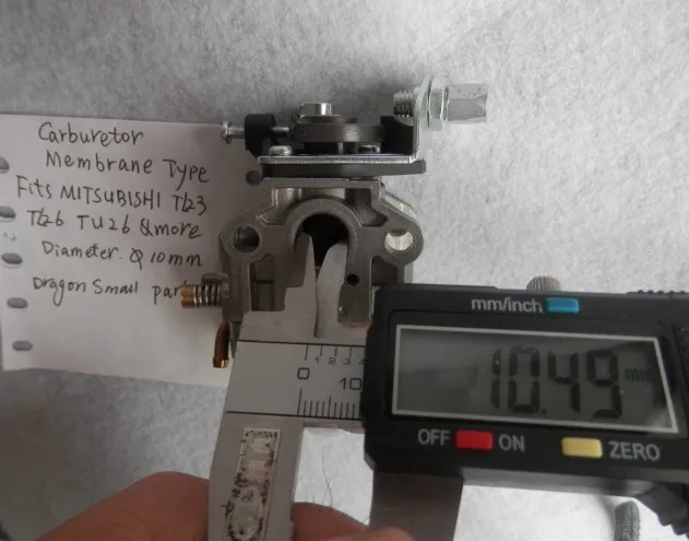 CARBURETOR MEMBRANE TYPE MITSUBISHI TL26 TU26 9