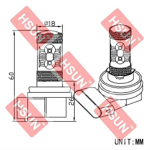 h8-50w-high-power-size