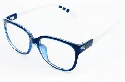 Blue Большая рамка из прозрачного стекла TR90 ультратонкая плоская зеркальная простая модная стеклянная рамка es для женщин - Цвет оправы: Blue