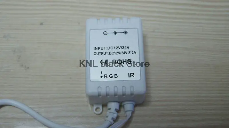 RGB 44key ИК пульт дистанционного управления, полноцветный светодиодный инфракрасный контроллер для светодиодной ленты 5050/3528, DC12V-24V 2A* 3 канала