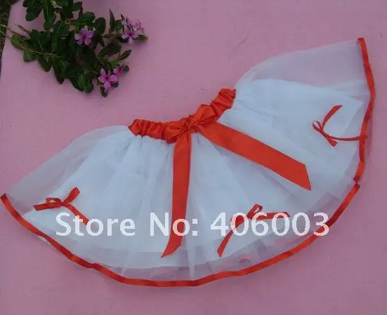 Рождественские юбки-пачки для девочек с отделкой ribbion разных цветов