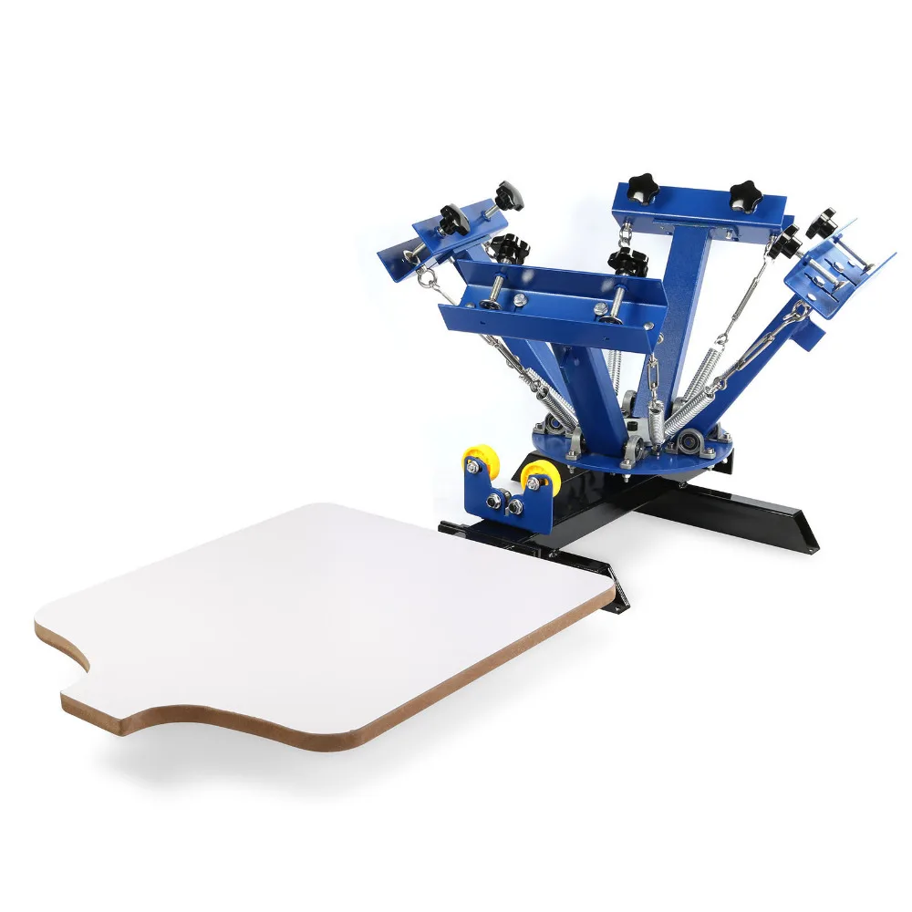 

VEVOR 4 Color 1 Station T-Shirt Manual Silk Screen Printing Machiner