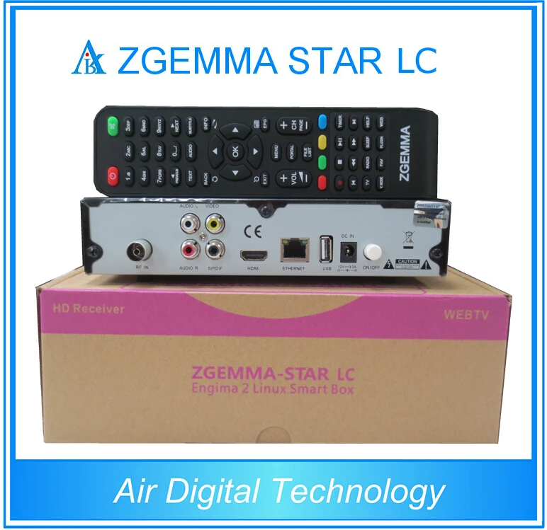 5 шт./лот новая звезда zgemma LC HD один тюнер DVB-C Linux Enigma 2 цифровой спутниковый приемник