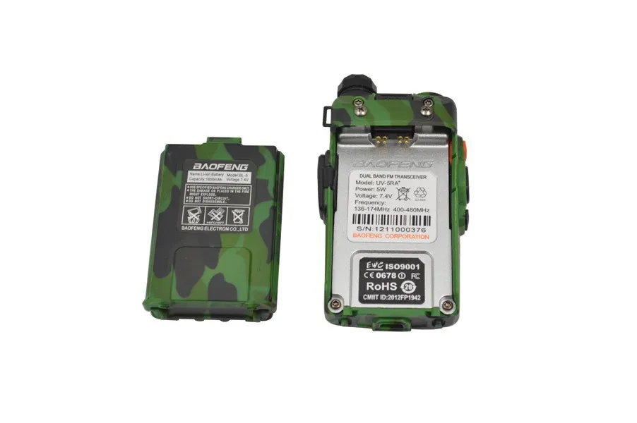 Baofeng UV-5RA плюс 128ch Dual Band vhf136-174nhz и UHF400-520MHz двойной дисплей портативная рация UV-5RA плюс портативный радиолюбителей