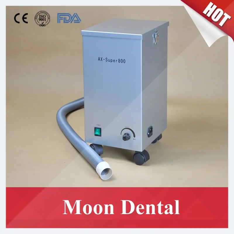 Mobile Dental Lab Equipment AX SUPER800 Movable Dental Vacuum Dust