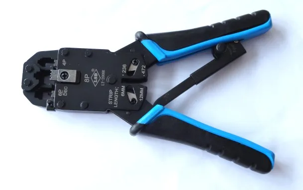 Сетевой инструмент RJ45 6 P 4 8 RJ11 RJ12 rj45 щипцы для проводов UTP STP модульный обжима