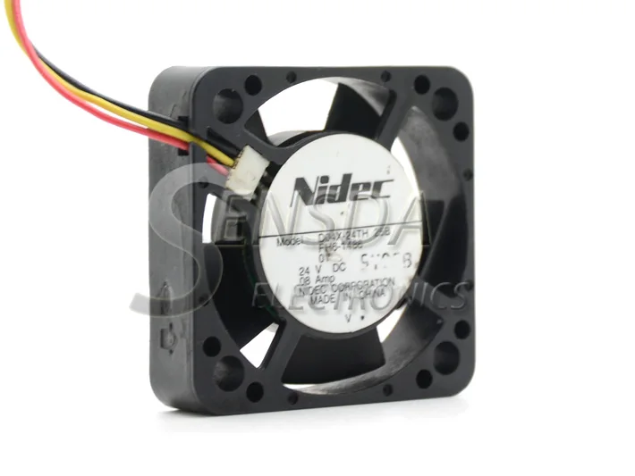 Для Nidec D04X-24TH DC24V 0.08A Сервер вентилятор охлаждения 127E81490 Сервер площадь Вентилятор 2-провода 40x40x10 мм
