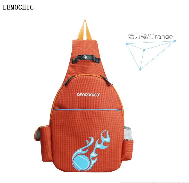 orange LEMOCHIC mochilas марка болса deporte sacoche homme спорт-фитнес-зал бадминтон теннис мешок тактический рюкзак - Цвет: orange