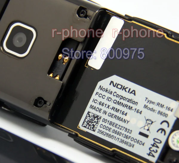 Nokia 8600 Luna мобильный телефон разблокированный Русская клавиатура арабская клавиатура и один год гарантии