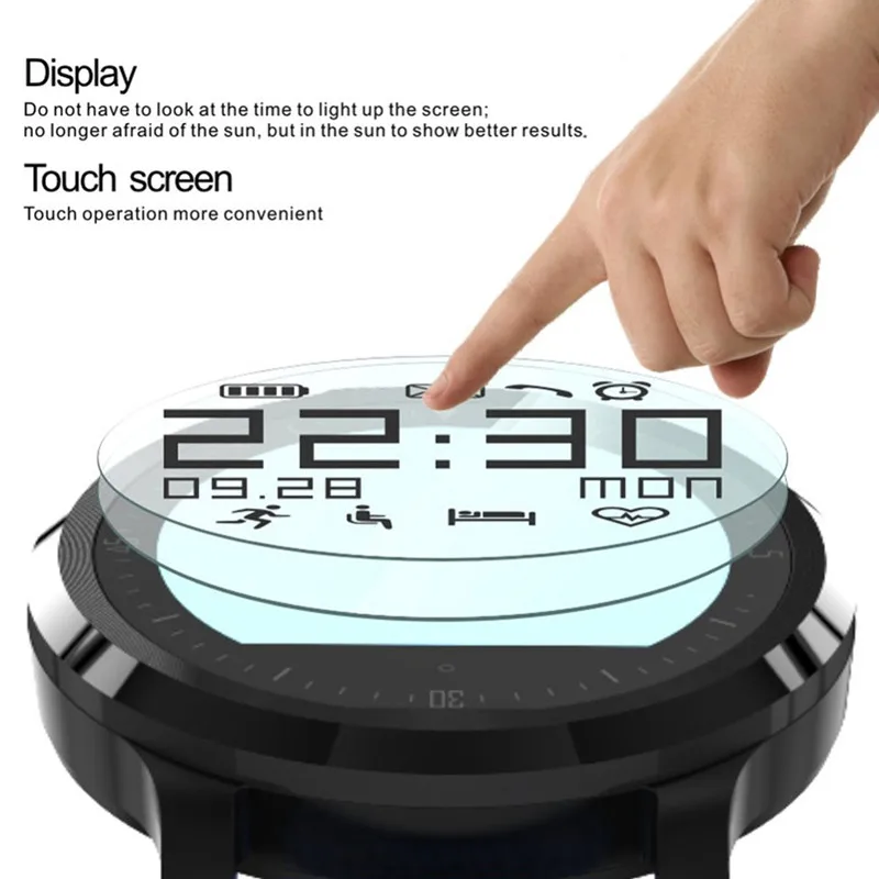2016 Bluetooth Wrist font b Smartwatch b font Wearable Device Heart Rate Monitor Fitness Tracker Health