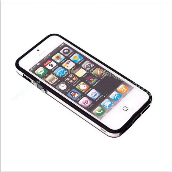 100 шт./лот DHL. мягкий ТПУ бампер для iPhone 5 5G, силиконовый чехол для iPhone 5 с розничной упаковке