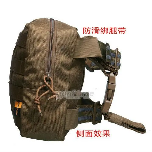 Ремень для тактического снаряжения WINFORCE/WW-07 MOLLE ножная сумка/ CORDURA/гарантированное качество Военная и поясная сумка для туризма