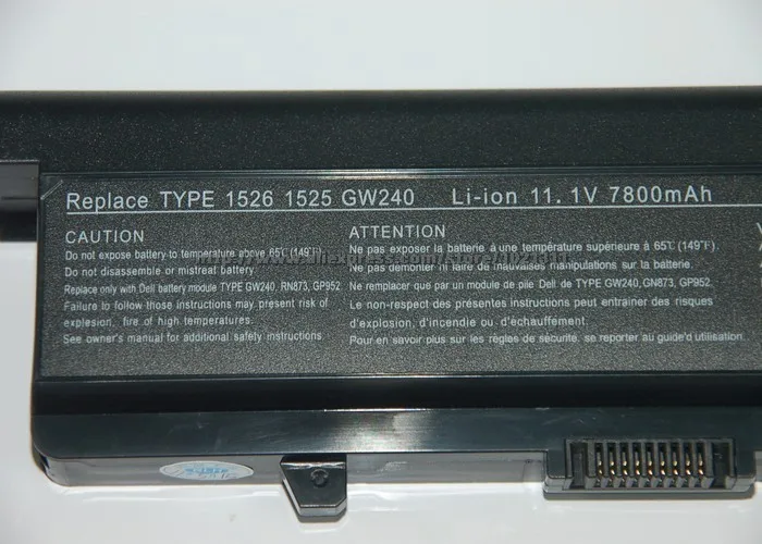 Golooloo 9 ячеек 6600 мач Батарея для DELL Inspiron 1525 1526 1545 1546 C601H CR693 D608H GP252 GP952 GW240 GW241 GW252 HP277