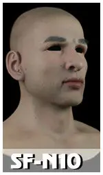 SH-22) реалистичный мужской силиконовый резиновый кроссдресс Половина маска кукла Трансвестит Фетиш маска
